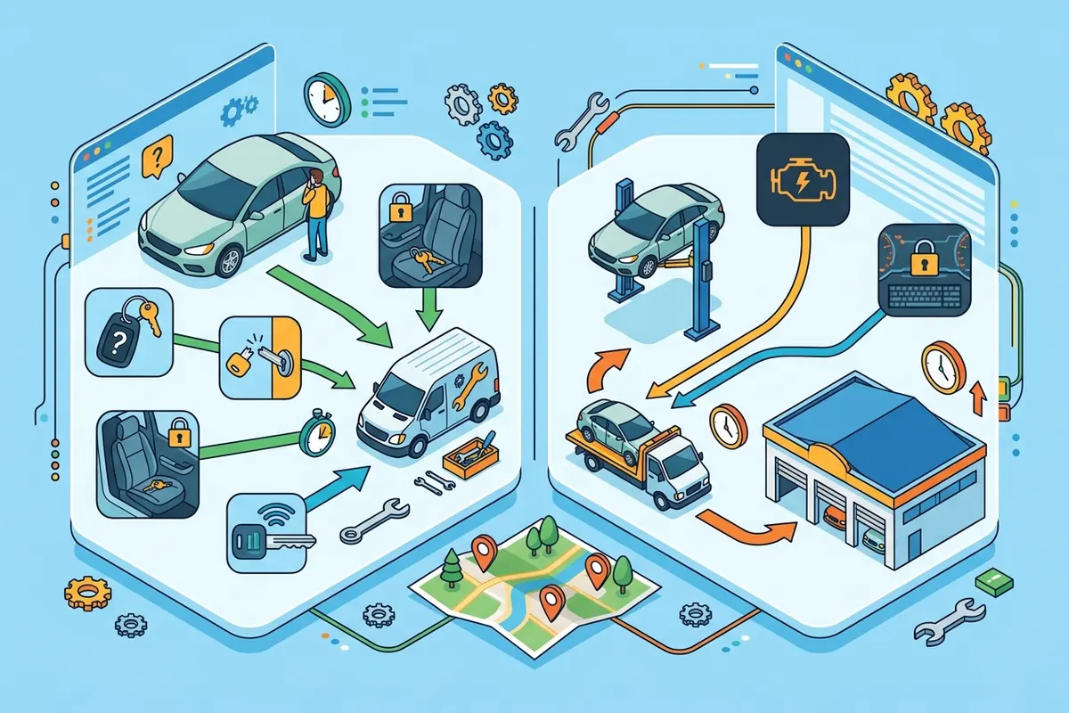 Car lockouts: when to call a locksmith vs the dealer